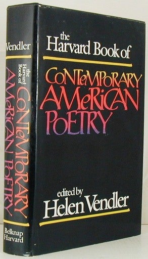[Item #1361] The Harvard Book of Contemporary American Poetry. Helen Vendler.