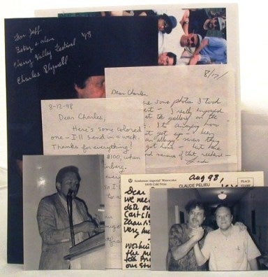 Item #1489] File of correspondence & original photographs pertaining to the 1998 Beat Reunion...