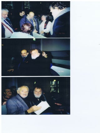 Original Invitation to 2006 Art Exhibit, with Three Original 1996 Photographs