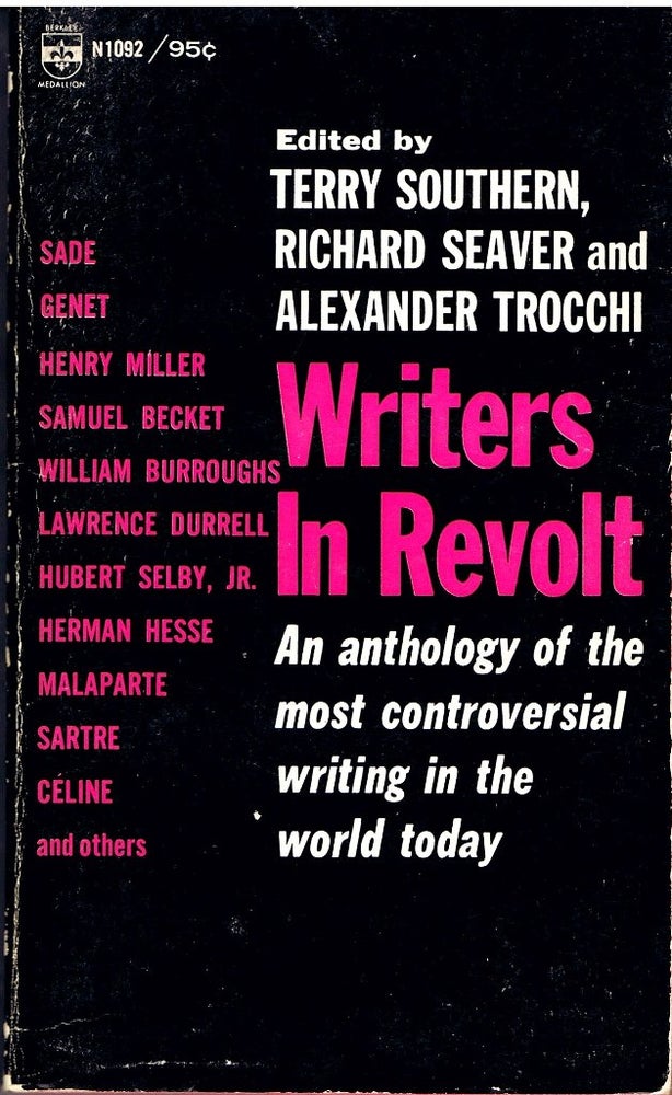 Item #1870] Writers in Revolt: An Anthology. William S. Burroughs