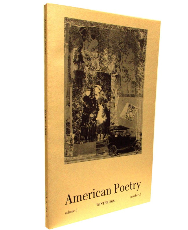 Item #1917] American Poetry, Vol. 5, No. 2, Winter 1988. Robert Lowell, Kenneth Rexroth, Louis,...