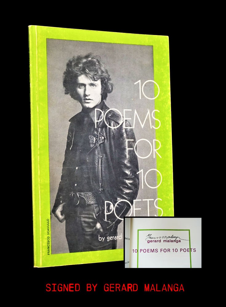 Item #1956] 10 Poems for 10 Poets. Gerard Malanga