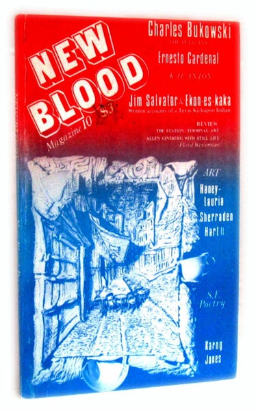Item #2078] New Blood Magazine 10. Charles Bukowski, Allen Ginsberg