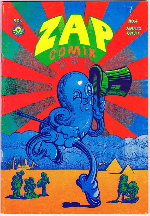 Item #2210] Zap Comix No. 4. Robert Crumb, Rick Griffin, Victor Moscoso, Spain Rodriguez, Gilbert...