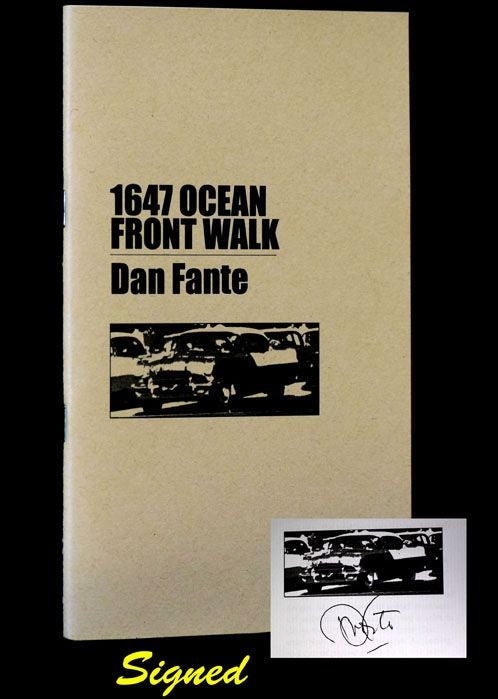 [Item #2647] 1647 Ocean Front Walk. Dan Fante.