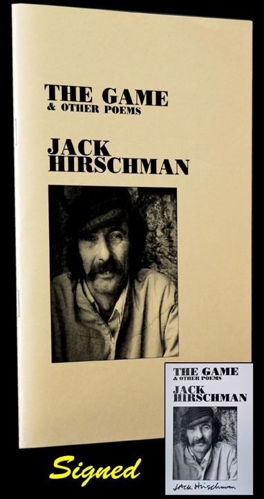 Item #2653] The Game & Other Poems. Jack Hirschman