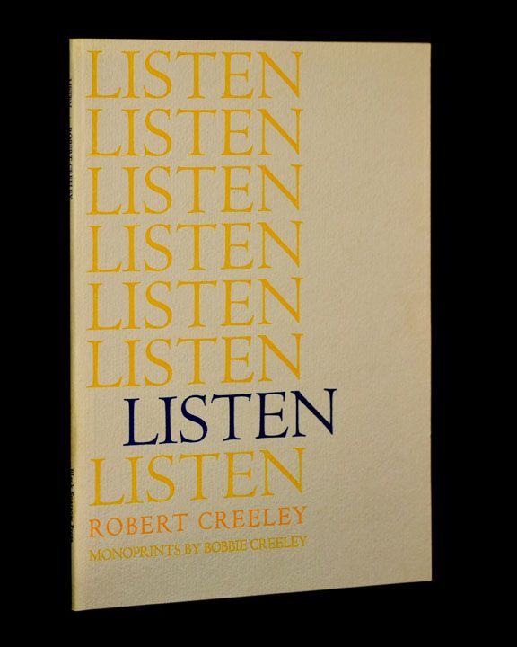 [Item #2748] Listen. Robert Creeley.