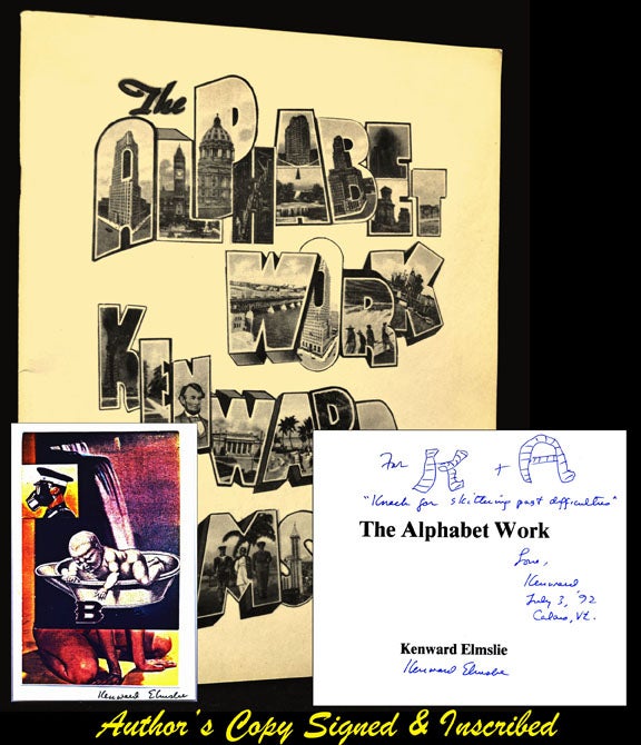 Item #2833] The Alphabet Work. Kenward Elmslie