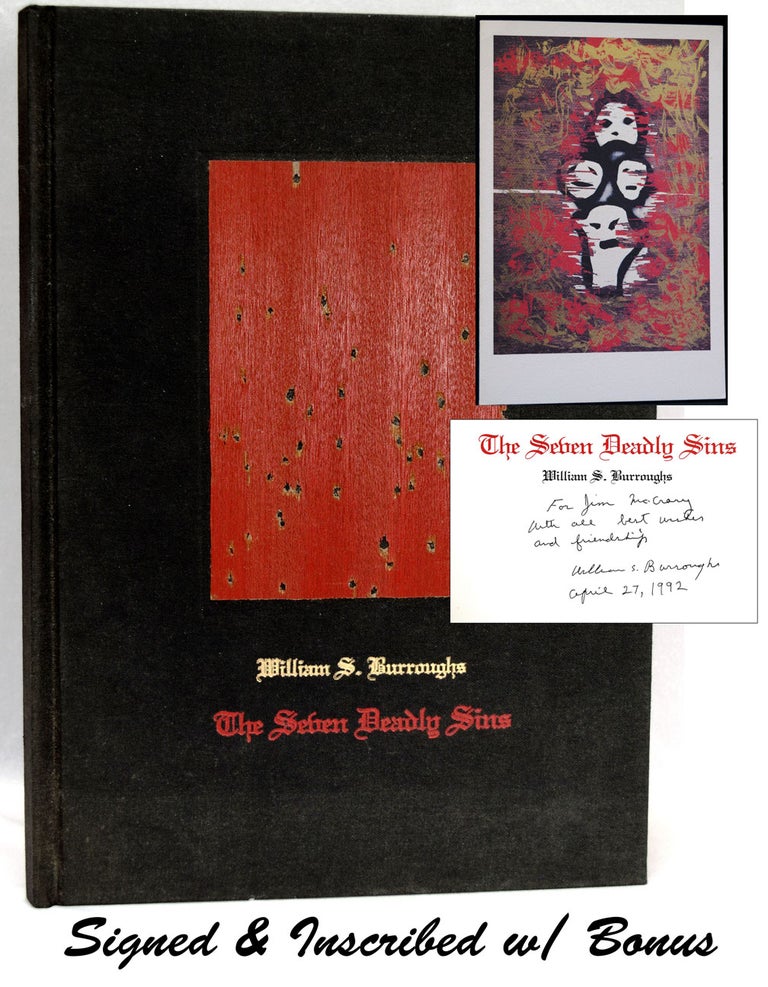 Item #2914] The Seven Deadly Sins with: Related Ephemera. William S. Burroughs