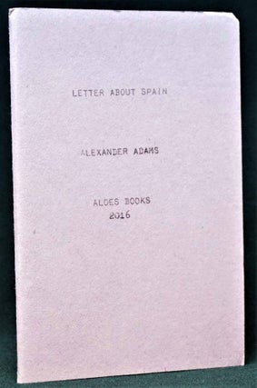 Letter About Spain