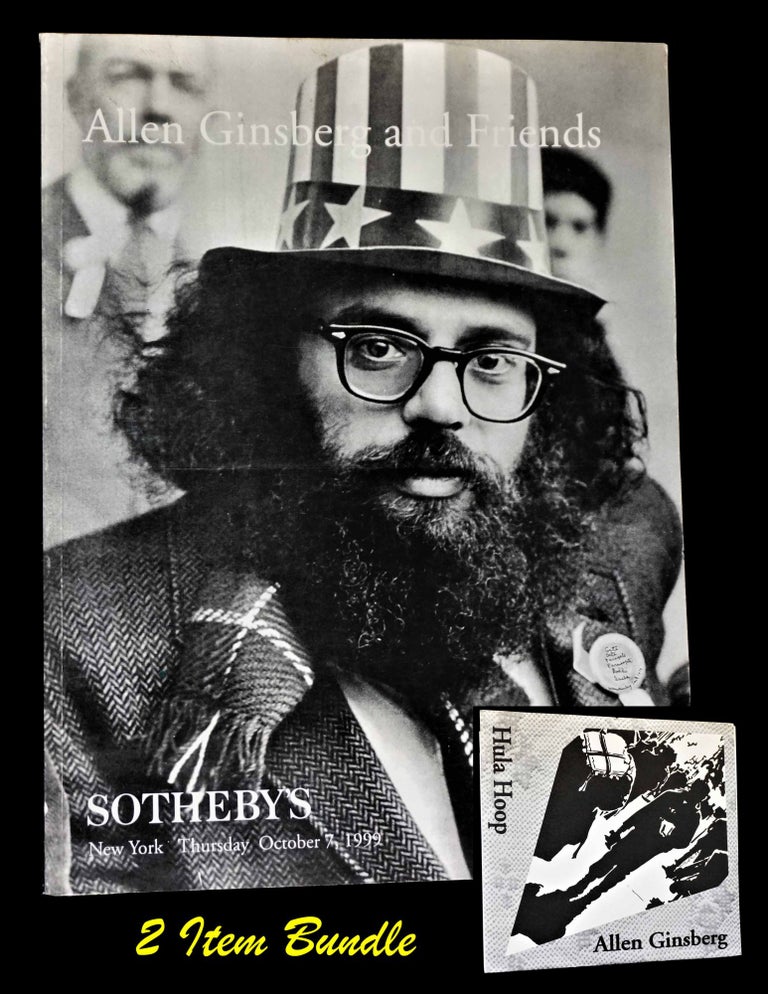[Item #3040] Auction Catalog, Allen Ginsberg and Friends: Sotheby's, New York, Thursday October 7, 1999 with: Bonus Item. Allen Ginsberg.