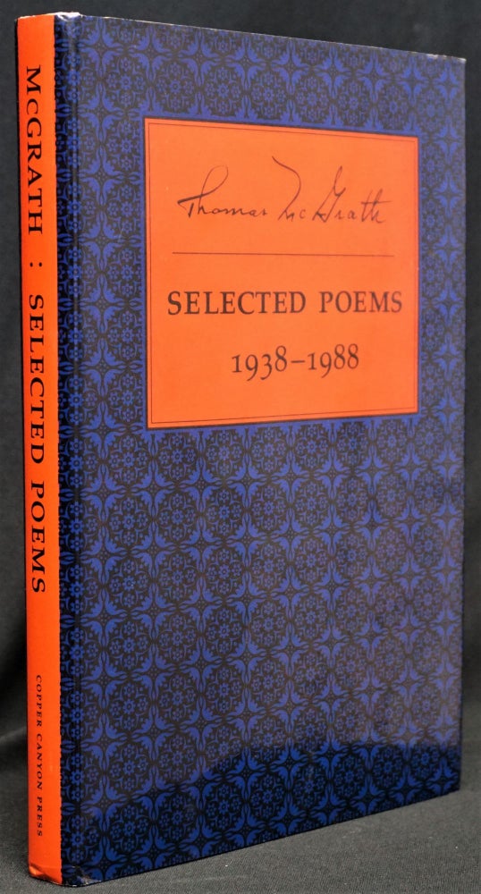 Item #3230] Selected Poems 1938-1988. Thomas McGrath