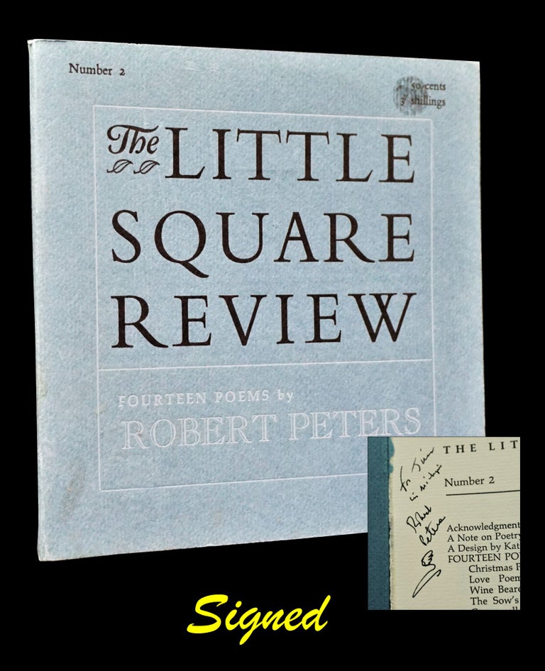 Item #3249] The Little Square Review Number 2: Fourteen Poems by Robert Peters. Robert Peters