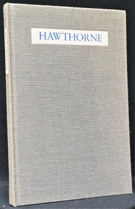 Hawthorne: Poems Adapted from the American Notebooks