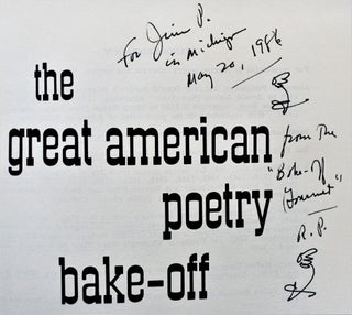 The Great American Poetry Bake-Off: First, Second & Third Series