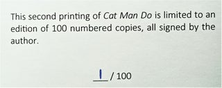 Cat Man Do (Two Editions)