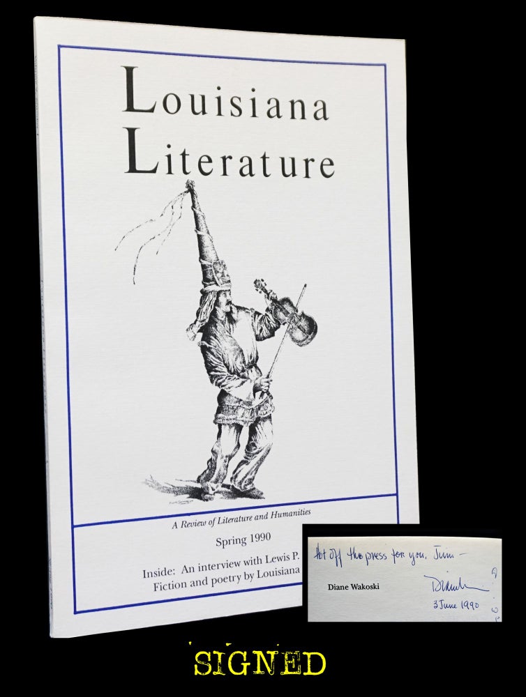 Item #3404] Louisiana Literature Vol. 7 No. 1 (Spring 1990). Tim Gautreaux, Claire Bateman,...