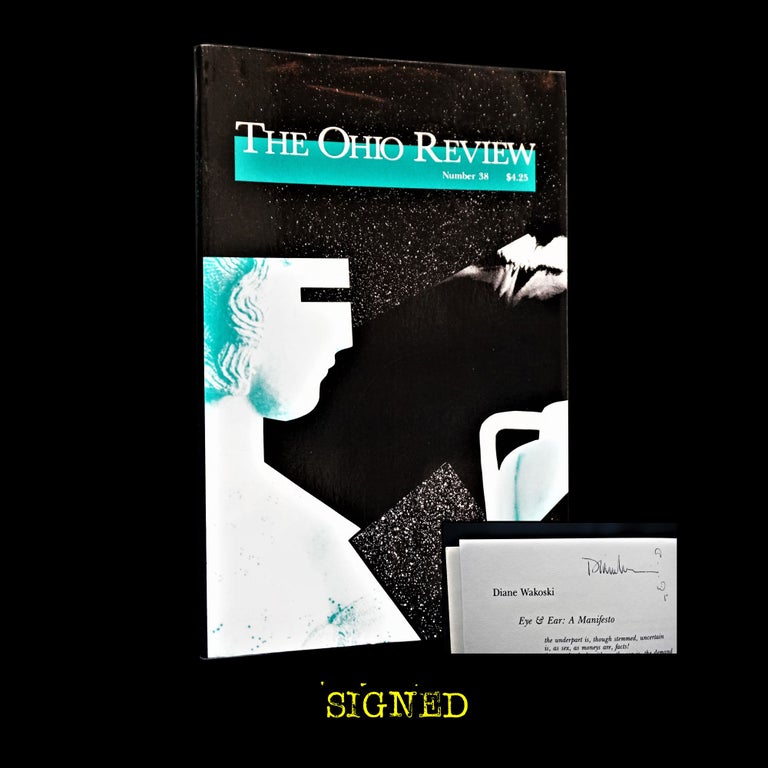 [Item #3417] The Ohio Review No. 38. Wayne Dodd, Robert Bly, David Ignatow, Joyce James, Philip Levine, Joyce Carol Oates, Diane Wakoski.