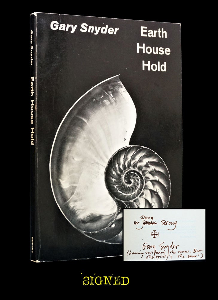 Item #3439] Earth House Hold. Gary Snyder
