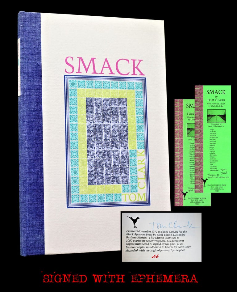 Item #3575] Smack with: Ephemera. Tom Clark