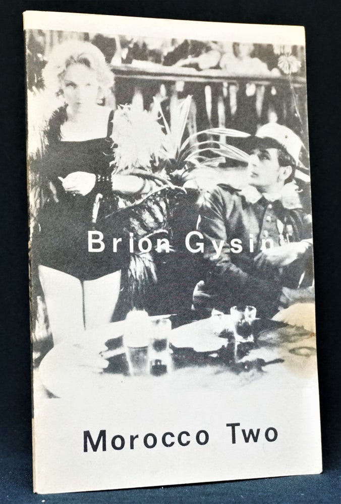 Item #3577] Morocco Two. Brion Gysin