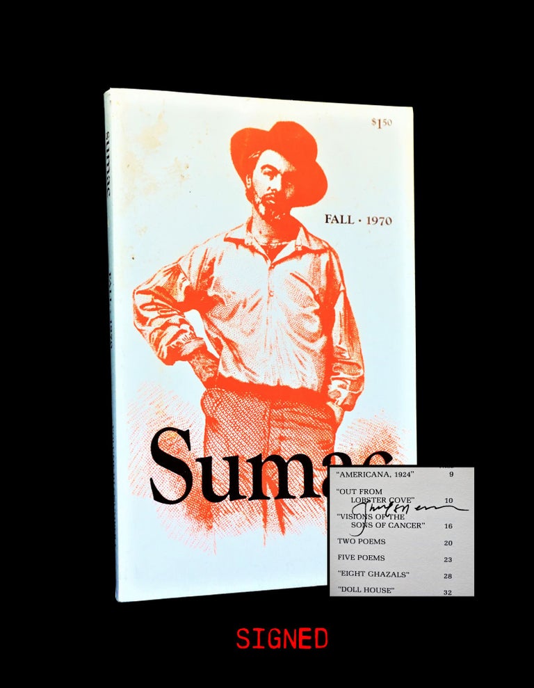 Item #3676] Sumac Vol. III No. I (Vol. 2 No. IV?) (Fall 1970). Michael Benedikt, Paul Blackburn,...