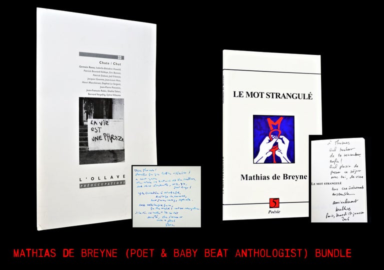 Item #3705] Le Mot Strangule with: Chute/ Chut No. 33 (2011). Mathias de Breyne, Jean de Breyne