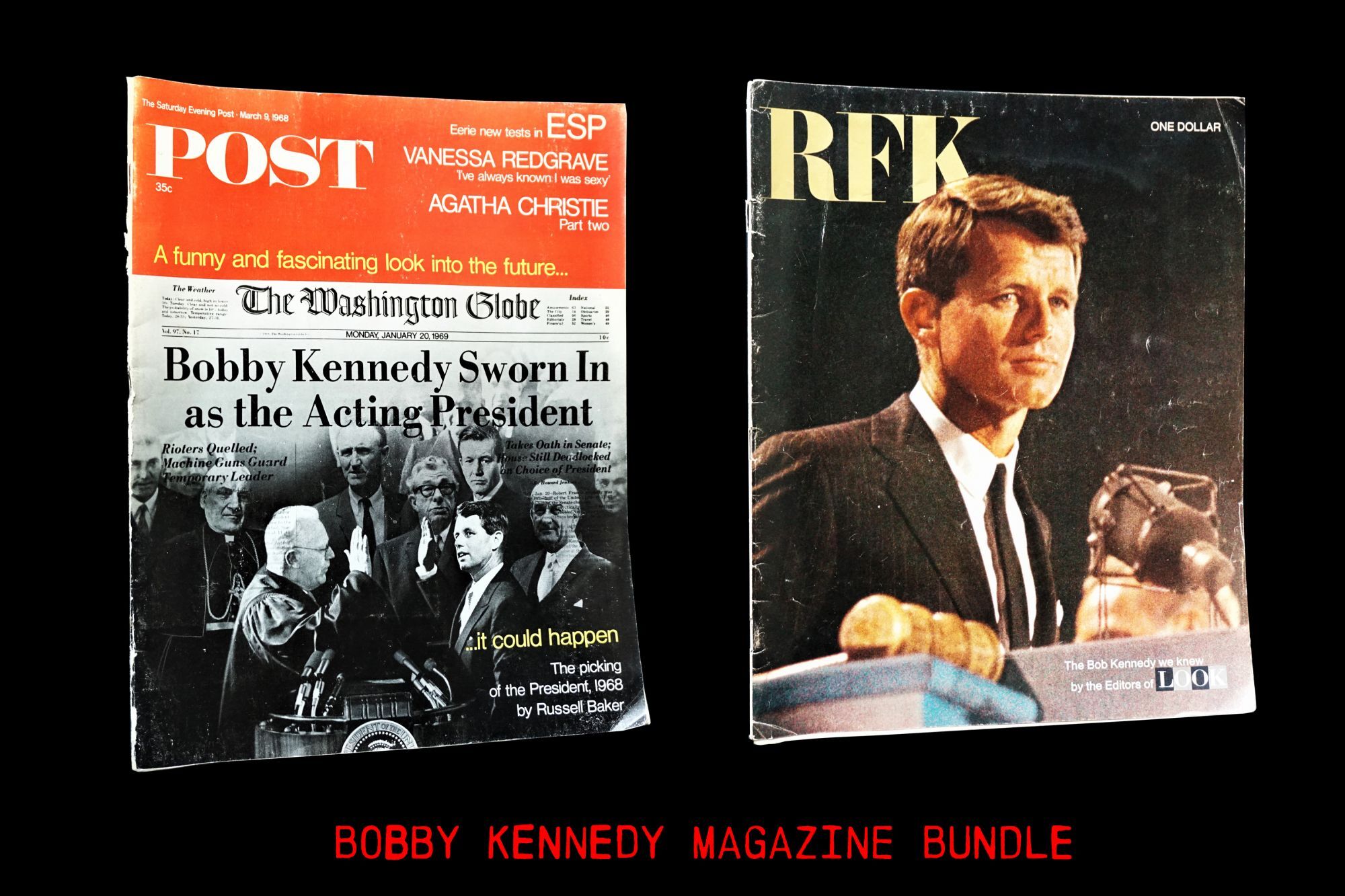 The Saturday Evening Post March 9, 1968 Issue with: LOOK RFK