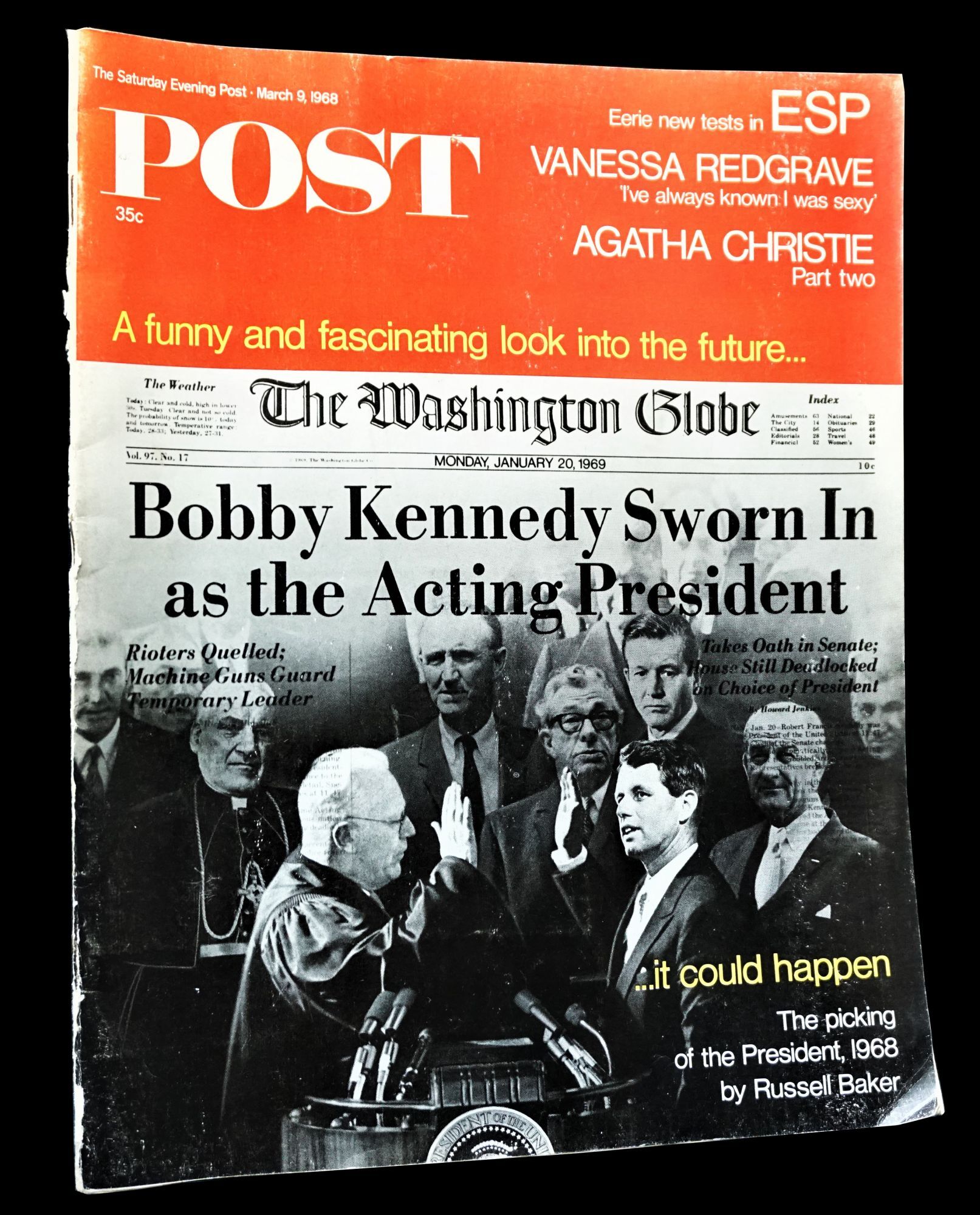 The Saturday Evening Post March 9, 1968 Issue with: LOOK RFK Memorial ...