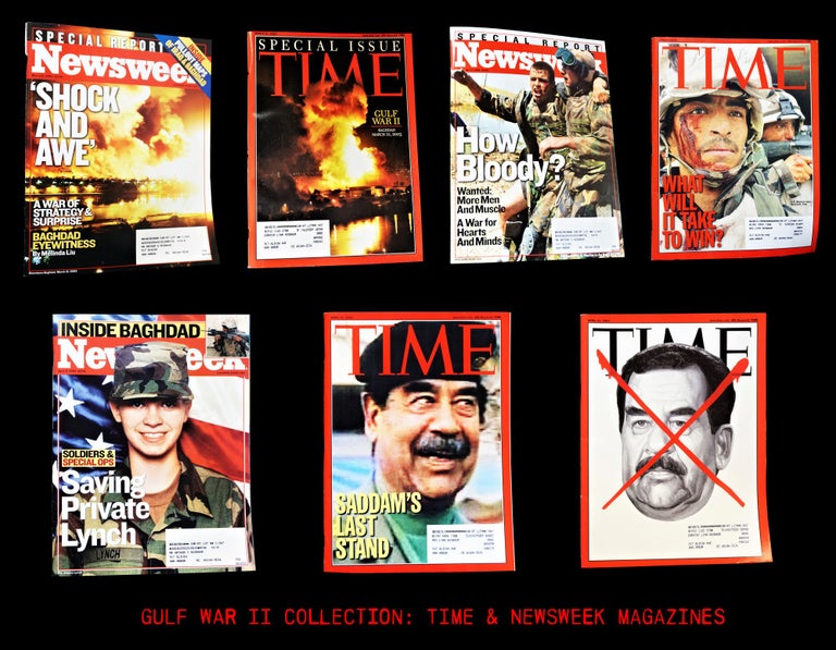Item #3749] Second Gulf War Magazine Collection. George W. Bush, Second Gulf War