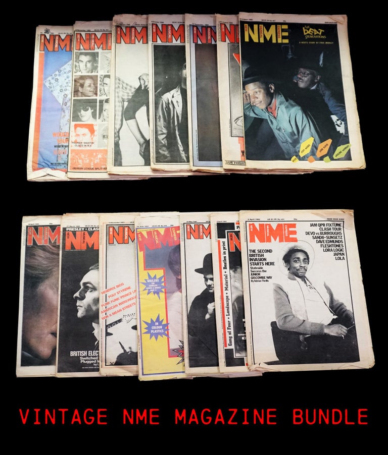 Item #3779] NME (New Musical Express) Magazine Collection. Neil Spencer, Lester Bangs, David...