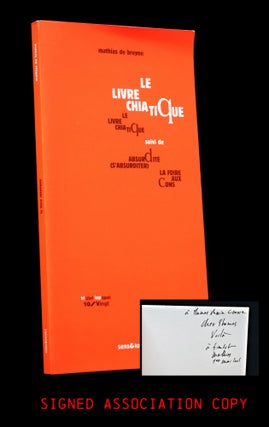 Litterature en Marche 2002 with: Le Livre Chiatique