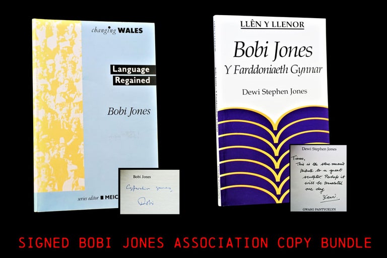 Item #3850] Language Regained with: Llen Y Llenor: Bobi Jones- Y Farddoniaeth Gynnar. Bobi...