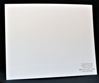 Broadside: "Solstice" with: Original Photograph