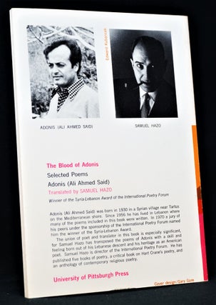 The Blood of Adonis: Selected Poems of Adonis (Ali Ahmed Said)