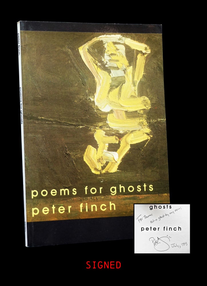 Item #3919] Poems for Ghosts. Peter Finch