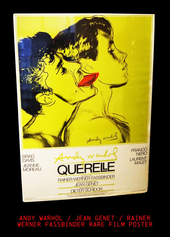Item #3936] Film Poster: "Querelle" Rainer Werner Fassbinder, Jean Genet, Andy Warhol