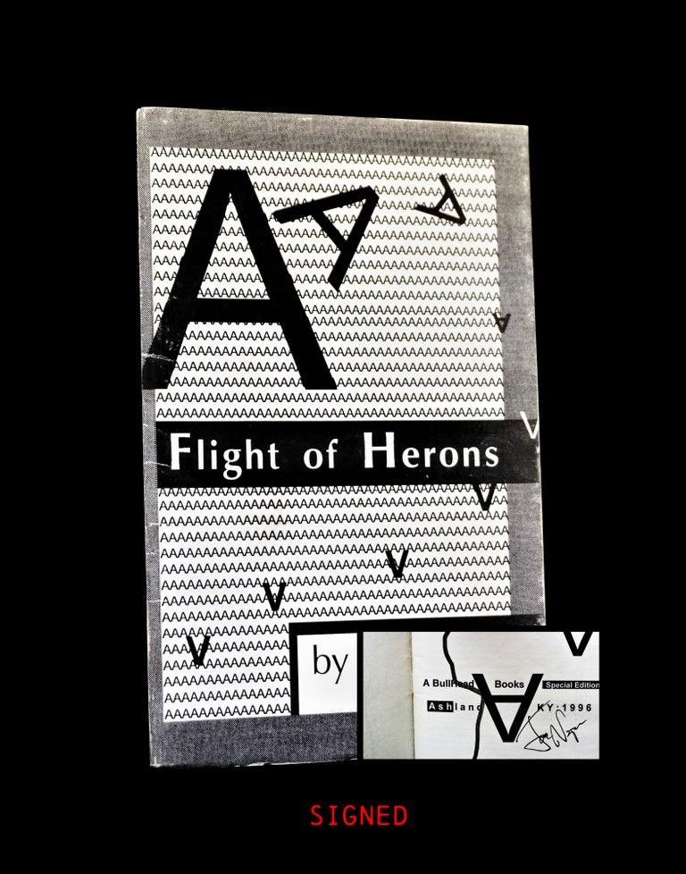 Item #4040] Flight of Herons. Joe Napora