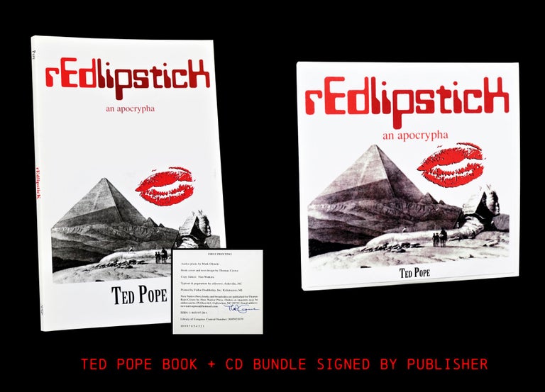 Item #4060] rEdlipsticK: An Apocrypha (Book & CD Versions). Ted Pope