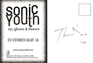 Sonic Youth "Ghosts & Flowers" LP Record with: Postcard