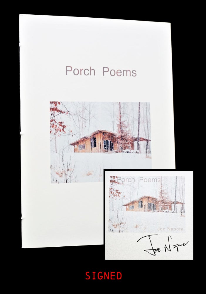 Item #4174] Porch Poems. Joe Napora