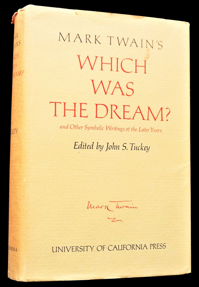 Item #4230] Which Was the Dream? and Other Symbolic Writings of the Later Years. Mark Twain