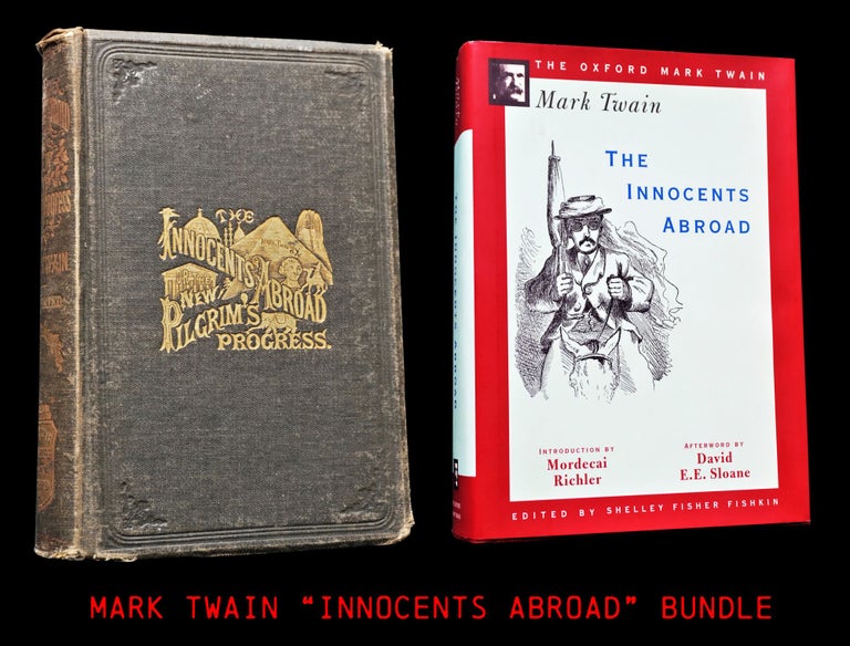 Item #4246] The Innocents Abroad (Two Editions). Mark Twain