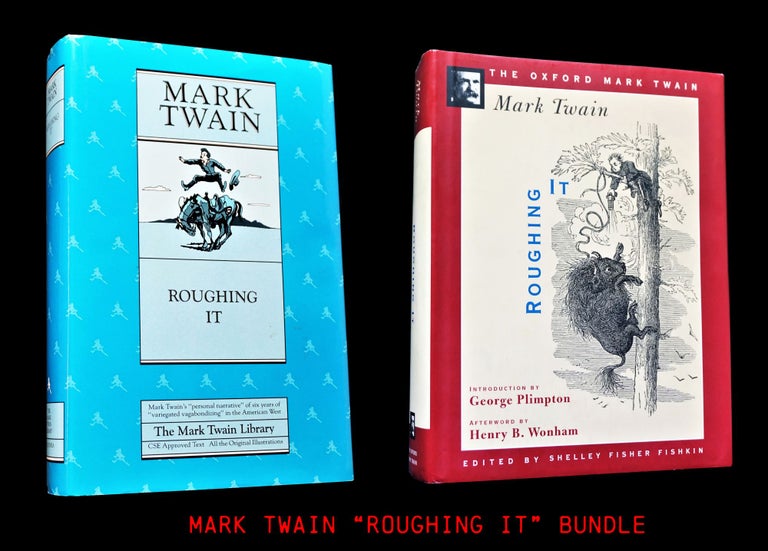 Item #4271] Roughing It (Two Editions). Mark Twain