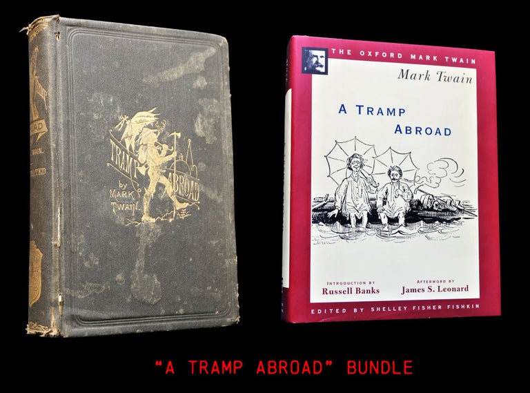 Item #4291] A Tramp Abroad (Two Editions). Mark Twain