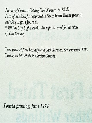 The First Third (Two Editions)