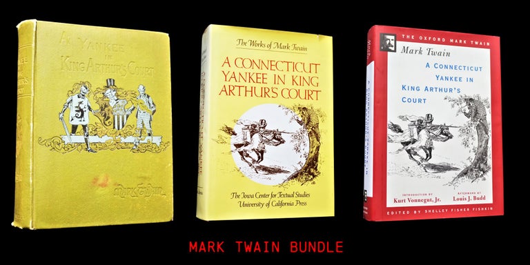 [Item #4336] A Connecticut Yankee in King Arthur's Court (Three Editions). Mark Twain.