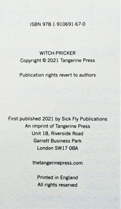 Witch-pricker Vol. 2 Issue 4 (March 2021)