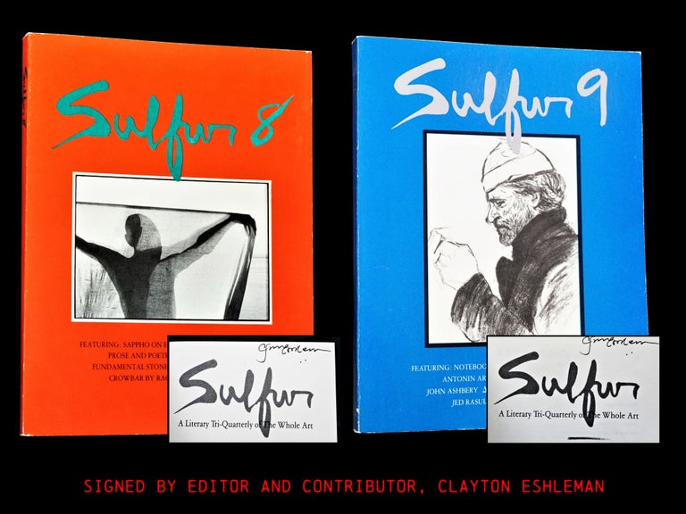 Item #4355] Sulfur 8 (Vol. III No. 2, 1983) with: Sulfur 9 (Vol. III No. 3, 1984). Clayton...