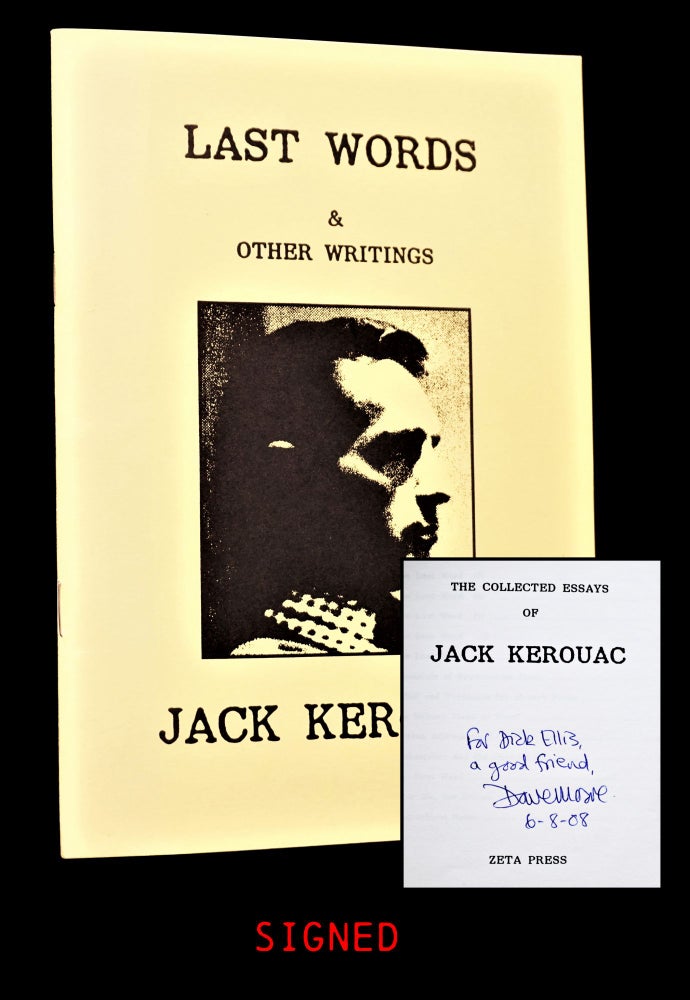 Item #4390] Last Words & Other Writings. Jack Kerouac
